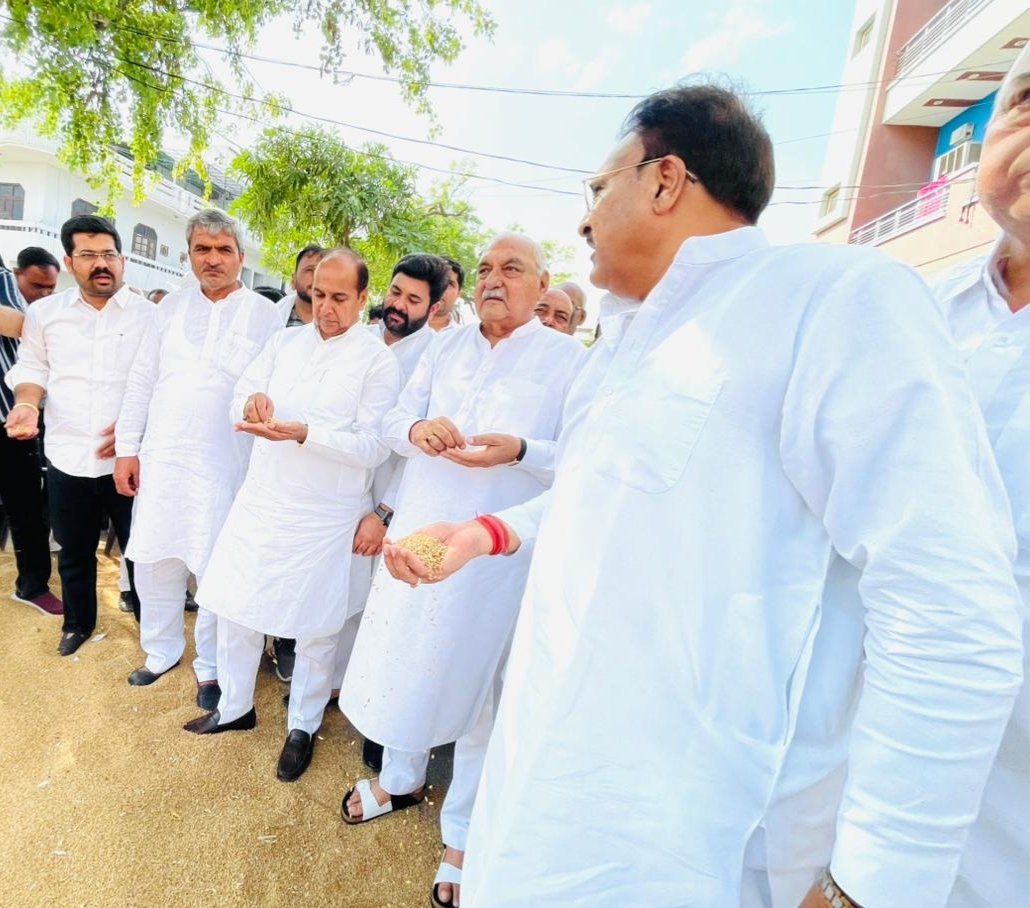 हांसी मंडी में हुड्डा का बड़ा हमला! “किसान-मजदूर सब परेशान, 2000 करोड़ से ज्यादा भुगतान अटका”